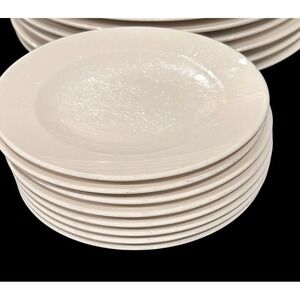 Villeroy & Boch porcelain White bread‎ Plates  #1748 set of 2